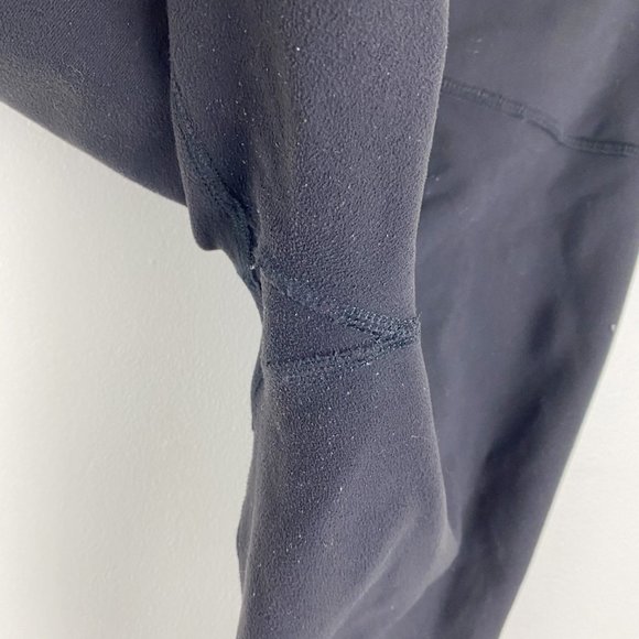 Lululemon Black Wunder Under Stretch Long Biker Shorts Sz 8 - Picture 7 of 7